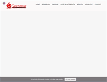 Tablet Screenshot of gecomar.ro